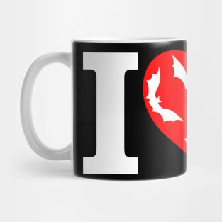 I Love Bats Mug